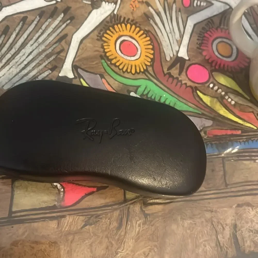 Ray Bans Eyeglasses Case Black Great Condition